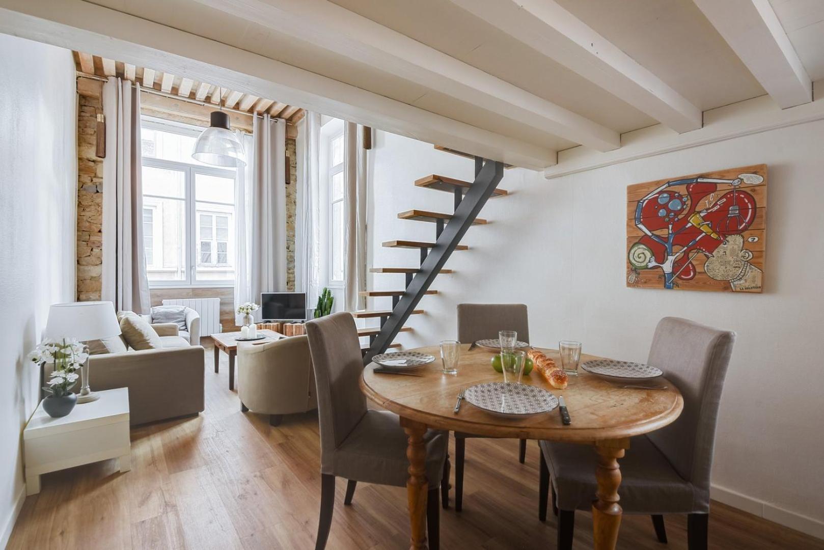 Guestready - Magnificent Duplex Canut Hypercentre Lyon Exteriör bild